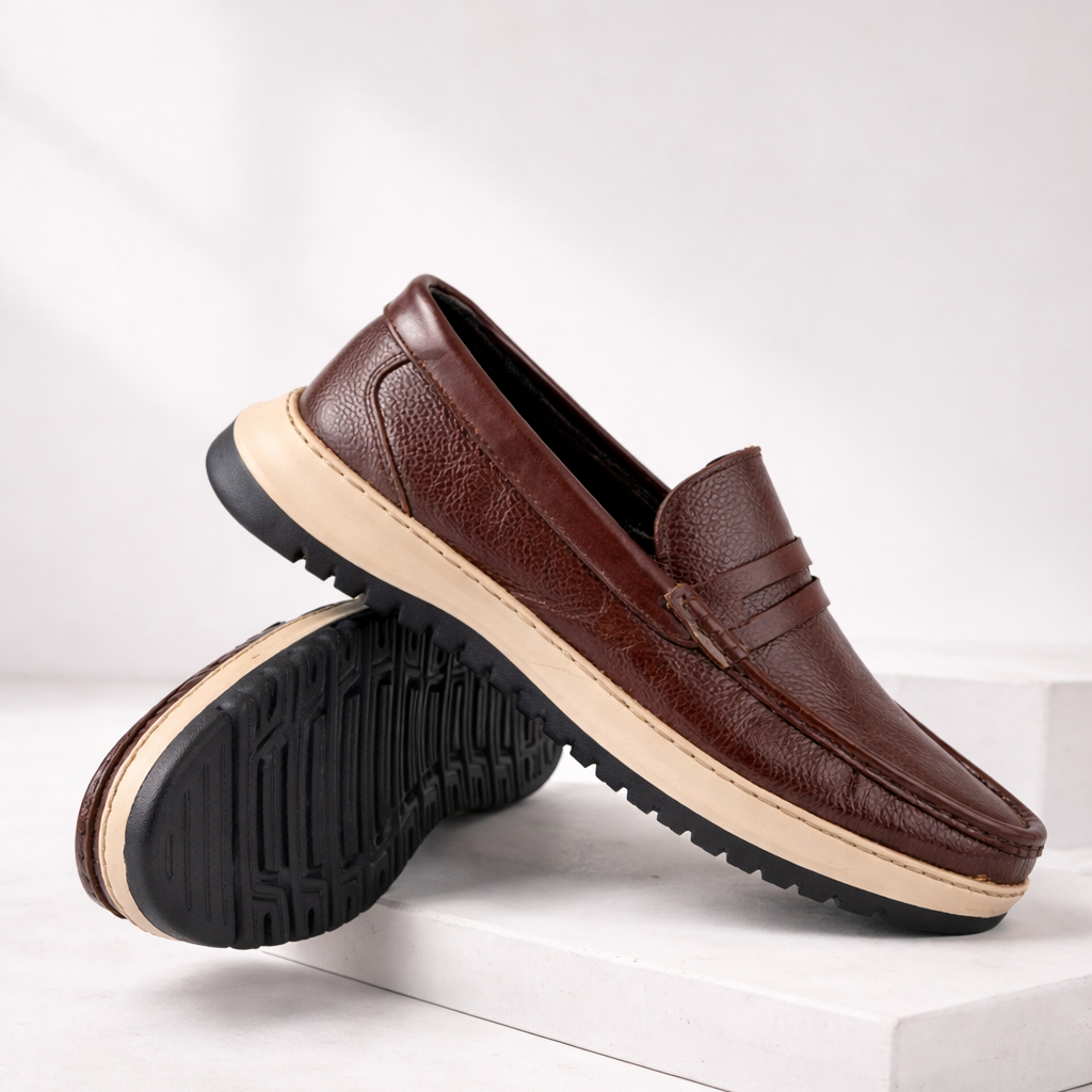 Mavonn RelaxFit Leather Loafer EVA Sole