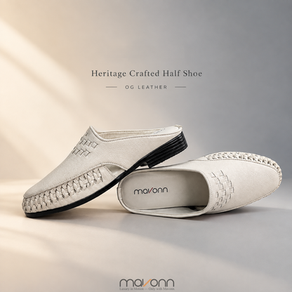 👞 Mavonn Heritage Crafted Half Shoe