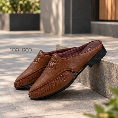 👞 Mavonn Heritage Crafted Half Shoe