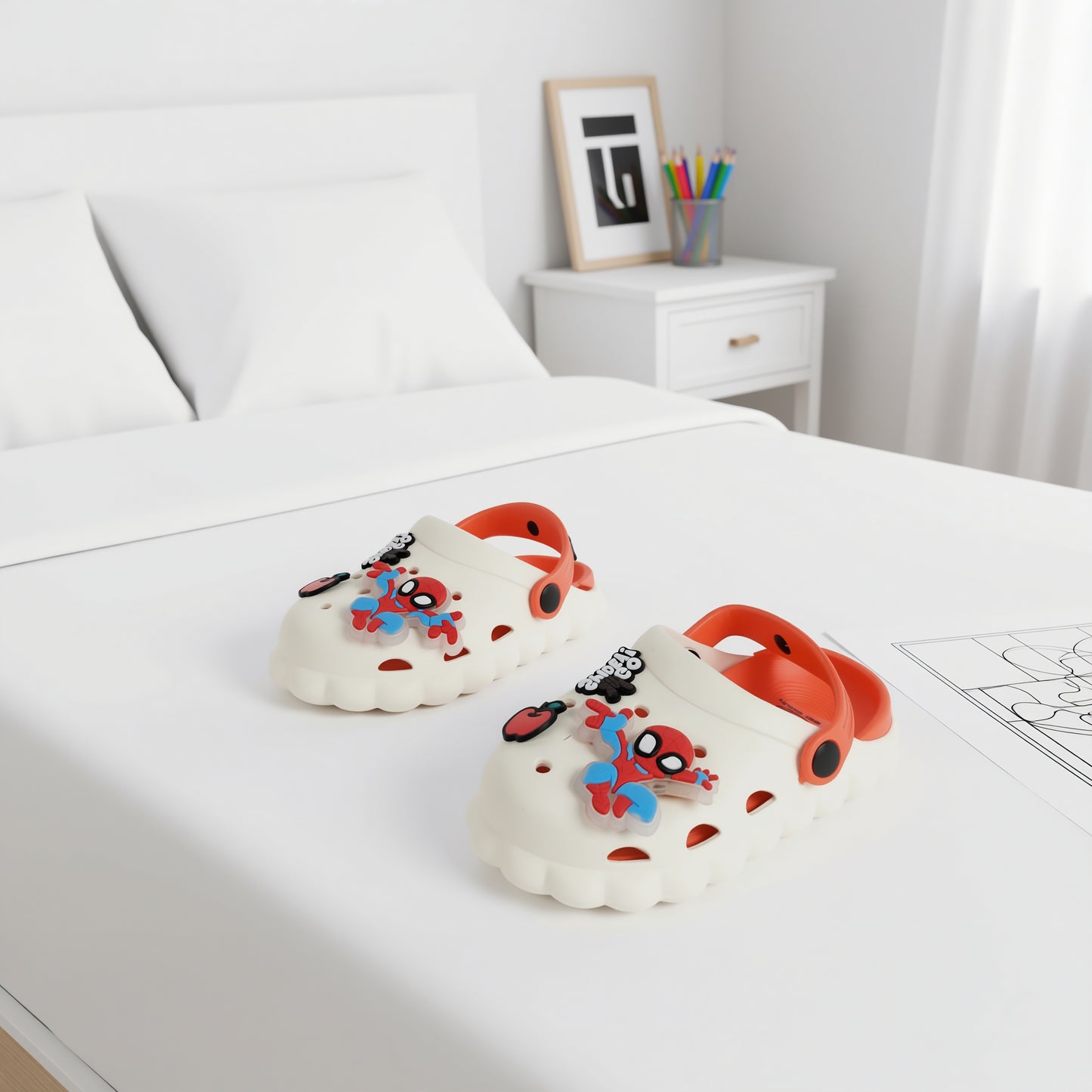 Kids Mini Hero Comfort Clog (Spider-Man Edition)