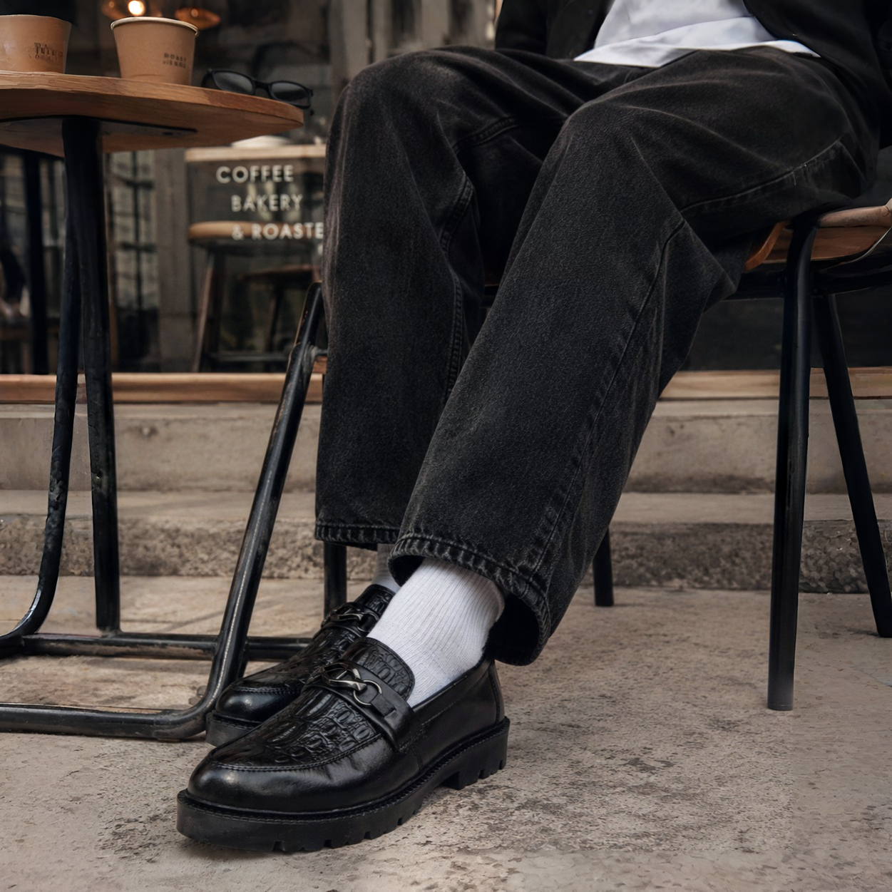 👞 Mavonn Prestige Chunky Leather Loafer