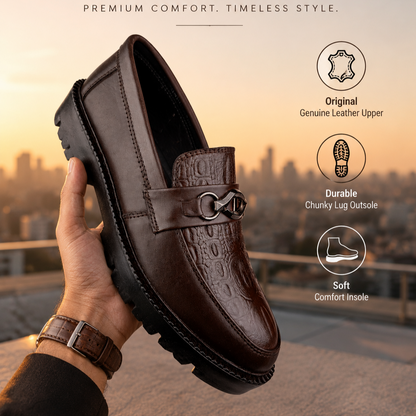👞 Mavonn Prestige Chunky Leather Loafer