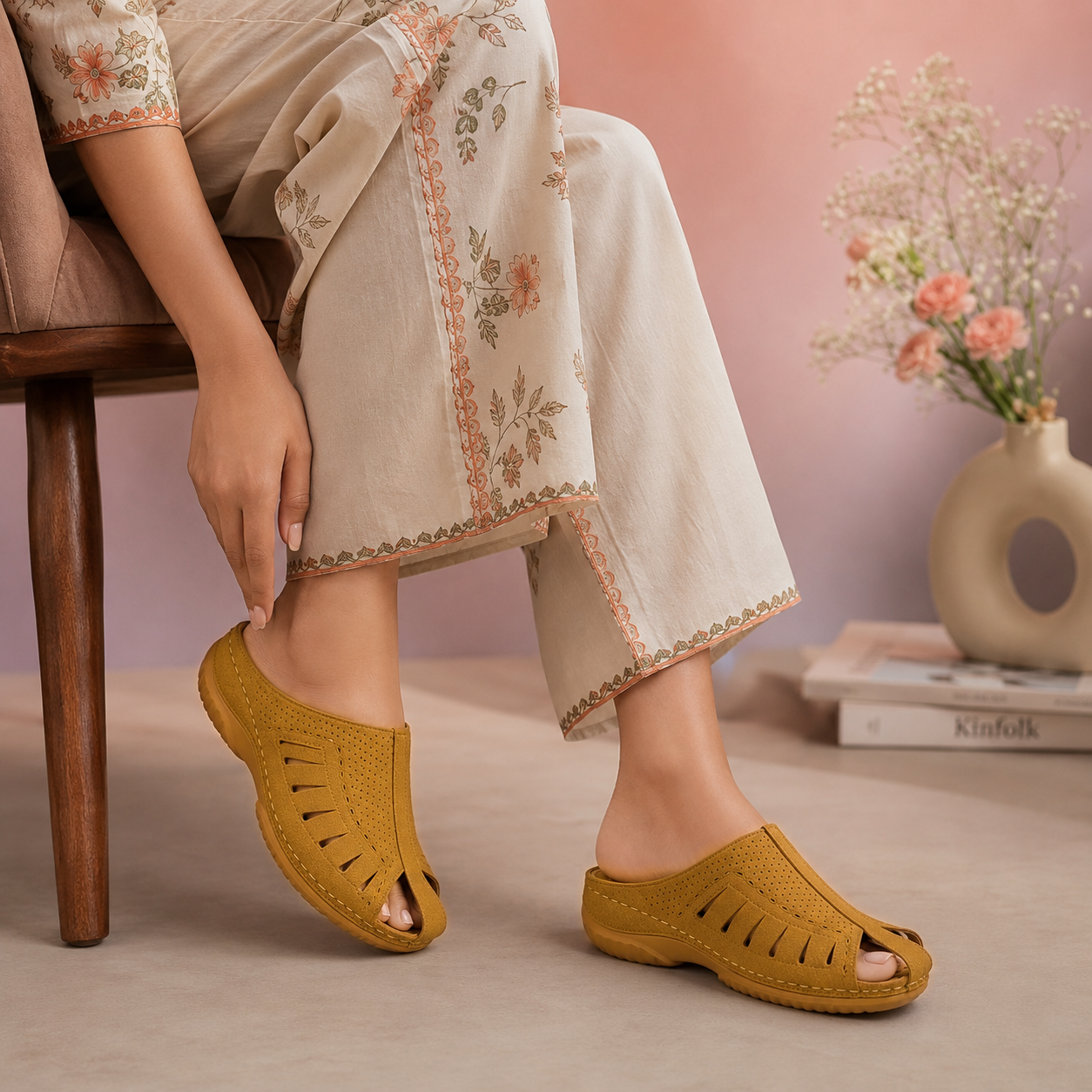 👡 Mavonn Rosé Comfort Sandal ✨