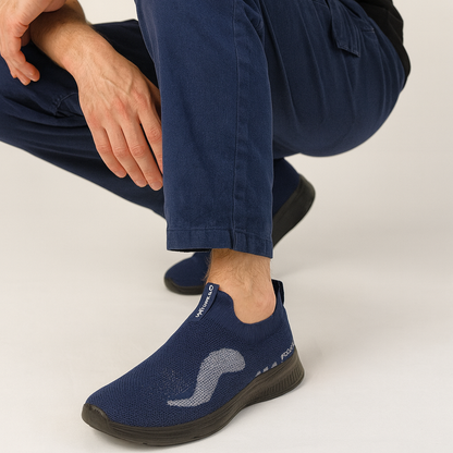 MeshKnit Runner Sneaker — Pattern Edition